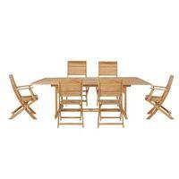 Roscana Wooden 6 Seater Dining Set