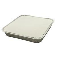 Robinson Young Caterpack Foil Food Container with Lids 125 mm x 100 mm (Pack of 46)