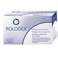 Rolodex Business Card Sleeves Clear Pack of 40 S0793540