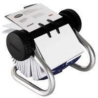 Rolodex Classic 200 Rotary Business Card File Chrome