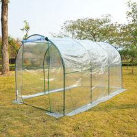 Royal Large 3m Walk in Transparent PVC Greenhouse