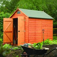 Rowlinson 8ft x 6ft (2.46m x 1.94m) Security Shiplap Shed