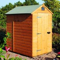 rowlinson 6ft x 4ft 183m x 143m security shed