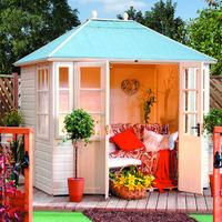 rowlinson 8ft x 7ft 257m x 210m chatsworth summerhouse