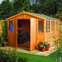 Rowlinson 9ft x 18ft (2.7m x 5.5m) Workshop Shiplap Shed
