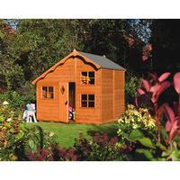 Rowlinson Playaway Swiss Cottage Wooden Playhouse