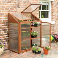 Rowlinson Hardwood Mini Greenhouse