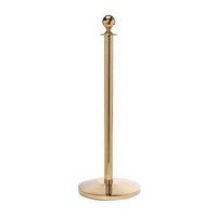 ROPE MASTER BALL TOP POLISHED BRASS