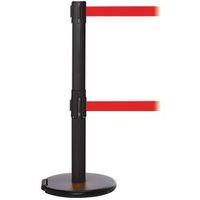 ROLLERSAFETY 250 TWIN BLACK POST, 3.4M RED BELT