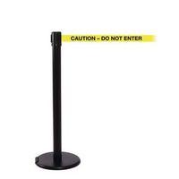 ROLLERPRO 250 BLACK CAUTION - DO NOT ENTER 3.4M YELLOW WEBBING WITH BLACK PRINT