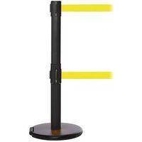 ROLLERSAFETY 250 TWIN BLACK POST, 3.4M YELLOW BELT