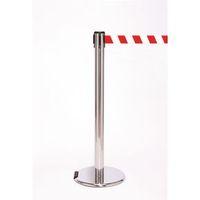 ROLLERPRO 250 POL STAIN POST, 3.4M RED/WHITE DIAGONAL BELT