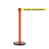 ROLLERSAFETY 250 ORANGE POST, CAUTION - DO NOT ENTER 3.4M YELLOW WEBBING WITH BLACK PRIN