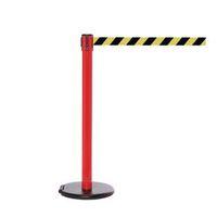 ROLLERSAFETY 250 RED POST, 3.4M YELL/BLACK DIAGONAL BELT