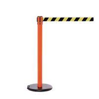 ROLLERSAFETY 250 ORANGE POST, 3.4M YELL/BLACK DIAGONAL BELT