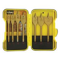 rolson 48525 7pc flat wood drill set