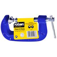 Rolson 14203 75mm Fine Thread G Clamp