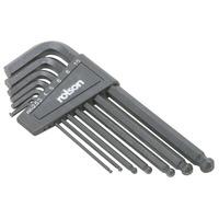 rolson 40519 7pc ball ended hex key set