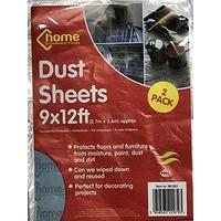 Rostrad ® Pack Of 2 Lightweight 9 x 12 Foot Protector Dust Sheets Diy Painting