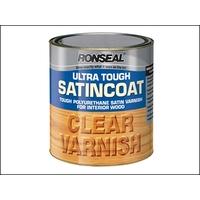 Ronseal Ultra Tough Internal Clear Satincoat Varnish 750 ml