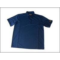 Roughneck Clothing Quick Dry Polo Shirt Blue Medium