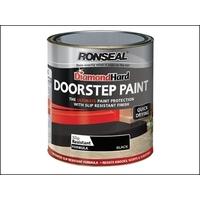 Ronseal Diamond Hard Doorstep Paint Black 250ml