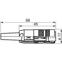 Round connector C091/A Nominal current: 5 A Number of pins: 3 T 3261 001