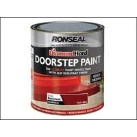 ronseal diamond hard doorstep paint tile red 750 ml