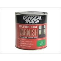 Ronseal Trade Polyurethane Varnish Matt 1 Litre RSLTPUVML1L