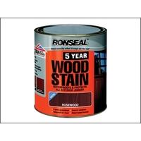 ronseal 5 year woodstain rosewood 250 ml