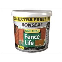 Ronseal One Coat Fencelife Harvest Gold 4 Litre + 25% RSLFLHG4LAV