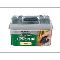 Ronseal Perfect Finish Hardwood Garden Furniture Oil Natural 750ml