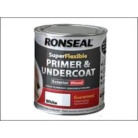 Ronseal Super Flexible Wood Primer & Undercoat White 750ml