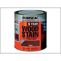 Ronseal 5 Year Woodstain Teak 750 ml