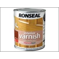 Ronseal Interior Varnish Quick Dry Gloss Medium Oak 750ml