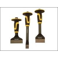 Roughneck Chisel & Bolster Set of 3