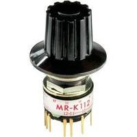 Rotary switch 125 Vac 0.25 A Switch postions 12 1 x 30 ° NKK Switches MRK112-A 1 pc(s)