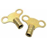 Rothenberger Brass Radiator Key Pack of 2