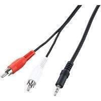 Ross (1.5m) 3.5mm Stereo To 2-phono Cables