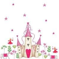 Roommates - Princess Castle - Wallstickers (yh1328m) /kids Room