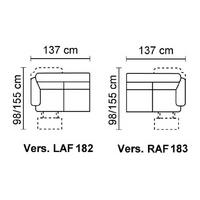 Romano 2 Seater Sofa With 1 Arm And Electric Recliner [182/183]