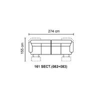 Romano 4 Seater Sofa With Manual Recliners [082+083]