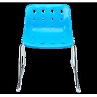 Robin Day Polo Sled Chair - Blue
