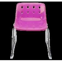 robin day polo sled chair pink