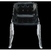 Robin Day Polo Sled Chair - Black