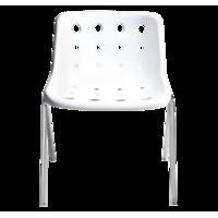 Robin Day Polo 4 Leg Chair - White