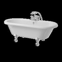 rowley 1700 x 750mm traditional freestanding bath and feet