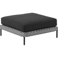 Rossiter outdoor ottoman, grey