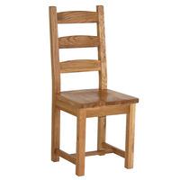 rosebery solid oak dining chair