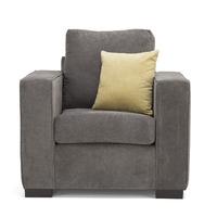 Rocco Fabric Armchair Pewter